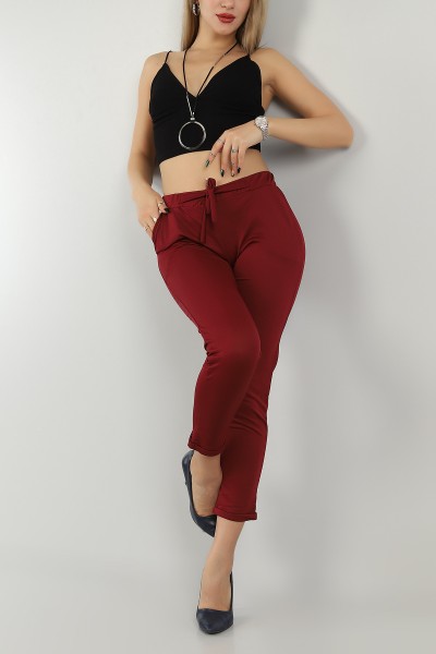 bordo-duble-paca-baglamali-pantolon-147710