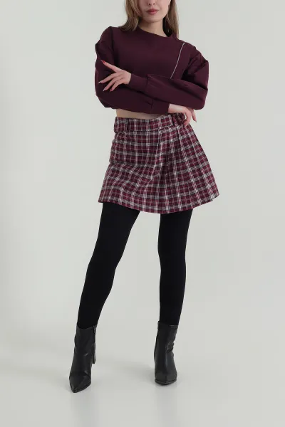 bordo-ekoseli-dokuma-kase-sort-etek-425714