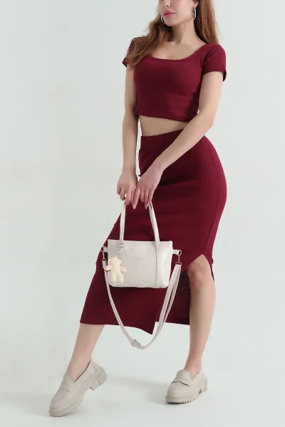 bordo-etek-bluz-fitilli-kadin-ikili-takim-357909