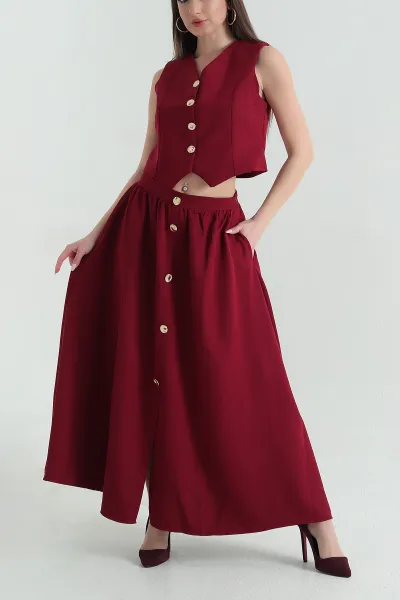 bordo-etek-yelek-kadin-ikili-takim-355313