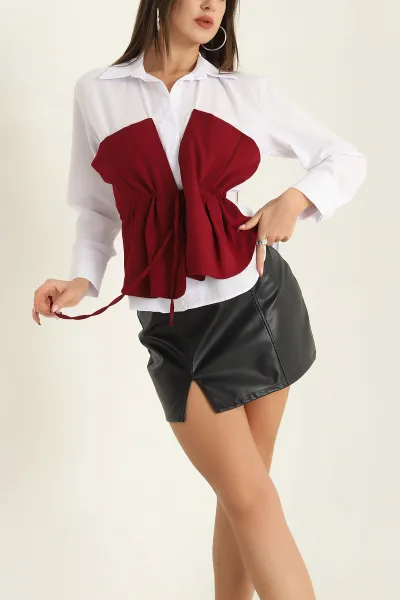 bordo-garnilli-poplin-bayan-gomlek-316317