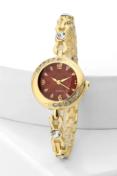 Bordo Gold Kadın Saat 480052