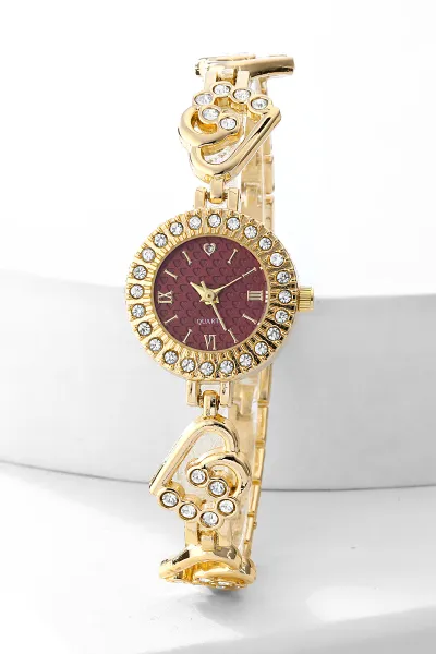 bordo-gold-oval-cerceveli-sik-kadin-saat-476674