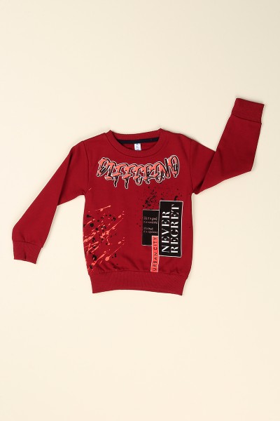 bordo-ici-sardonlu-baskili-erkek-cocuk-sweat-77124