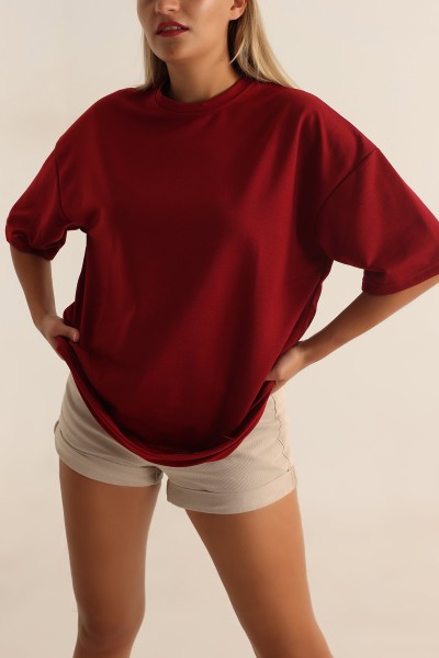 bordo-iki-ip-oversize-tisort-193604