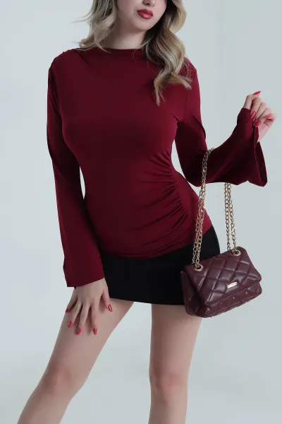 bordo-ispanyol-kol-sandy-kadin-bluz-484892