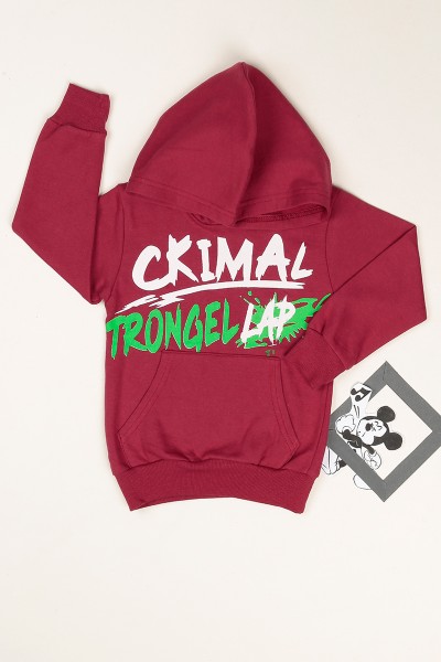 bordo-kapusonlu-ici-sardonlu-erkek-cocuk-sweat-80675