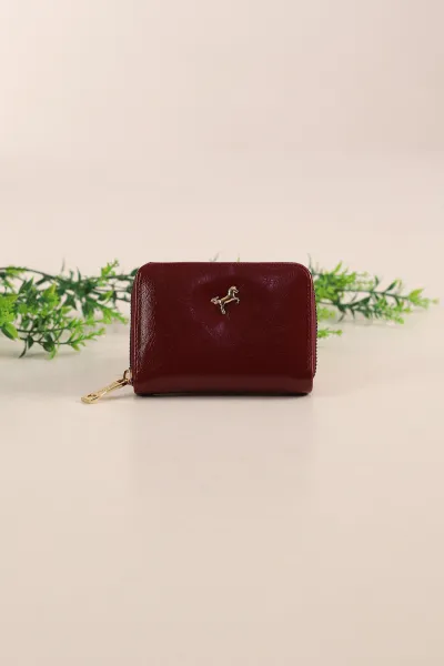 bordo-kirisik-dokulu-fermuarli-kadin-cuzdan-428279