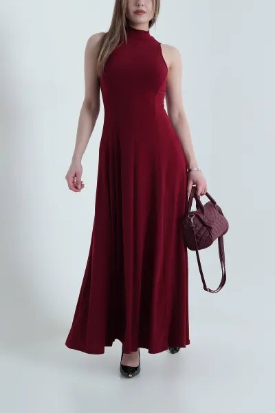 bordo-kolsuz-likrali-sandy-kadin-elbise-439525