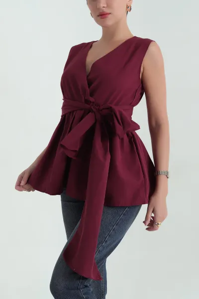 bordo-kruvaze-yaka-poplin-bluz-368089