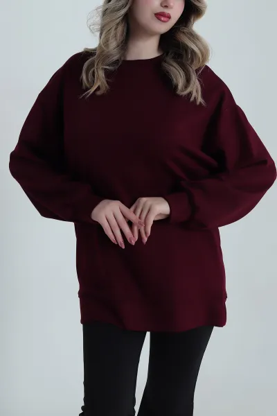 Bordo Lİkralı Oysho Kadın Tunik 486339