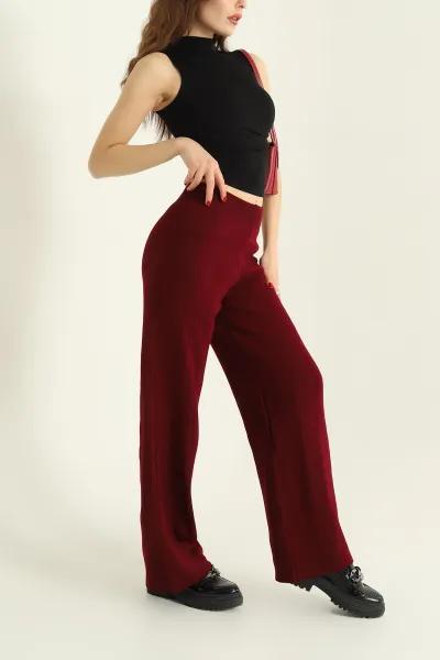 bordo-likrali-palazzo-bayan-triko-pantolon-332447