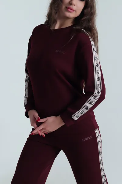 Bordo Modal Kadın İkili Takım 493136