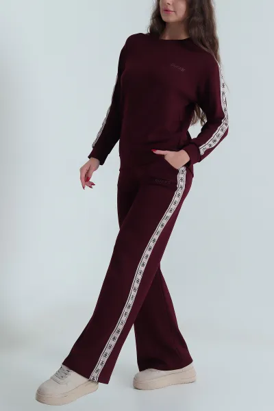 Bordo Modal Kadın İkili Takım 493136