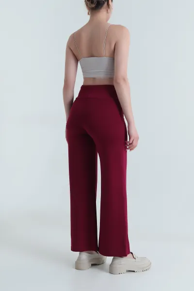 Bordo Modal Palazzo Pantolon 478288
