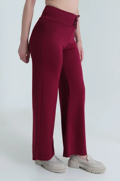 Bordo Modal Palazzo Pantolon 478288