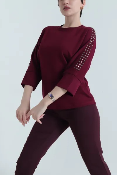 bordo-omuz-tasli-likrali-oysho-kadin-bluz-445879