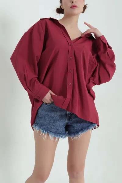 bordo-oversize-aerobin-kumas-bayan-gomlek-337188