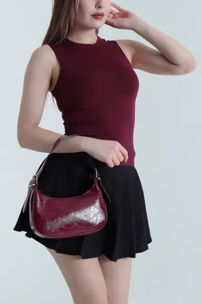 bordo-oysho-kumas-kolsuz-kadin-bluz-440106