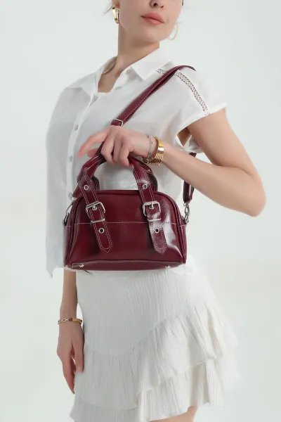 bordo-parlak-doku-cift-kulplu-kadin-el-ve-omuz-cantasi-368890