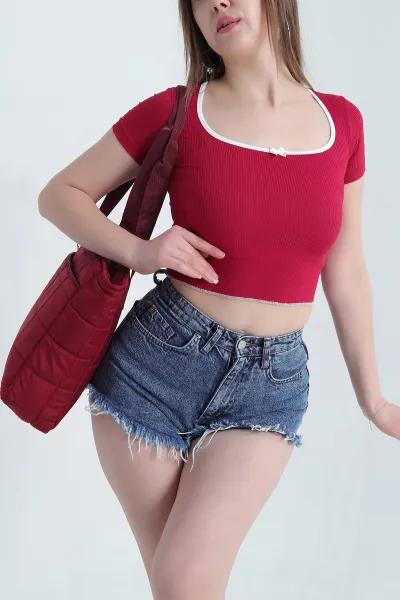 bordo-poly-bayan-kaskorse-tisort-338733