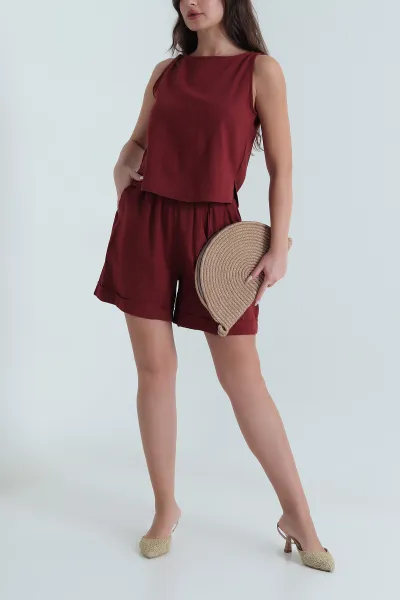 bordo-sortlu-keten-kadin-ikili-takim-468644