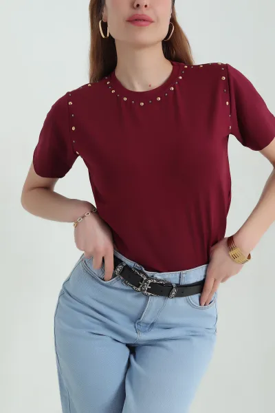 bordo-yaka-ve-kollari-tasli-oysho-tisort-358452