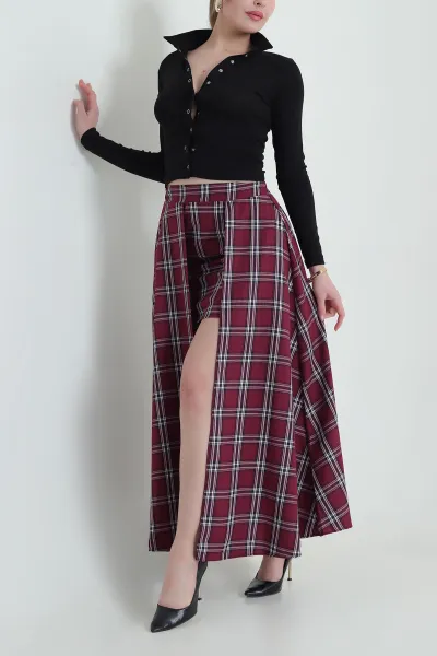 bordo-yirtmacli-ekose-kadin-etek-433221