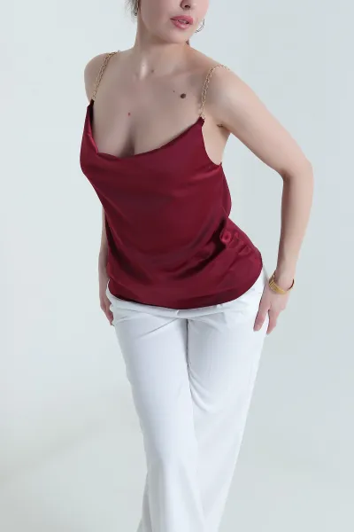 bordo-zincir-askili-kadin-saten-bluz-443535