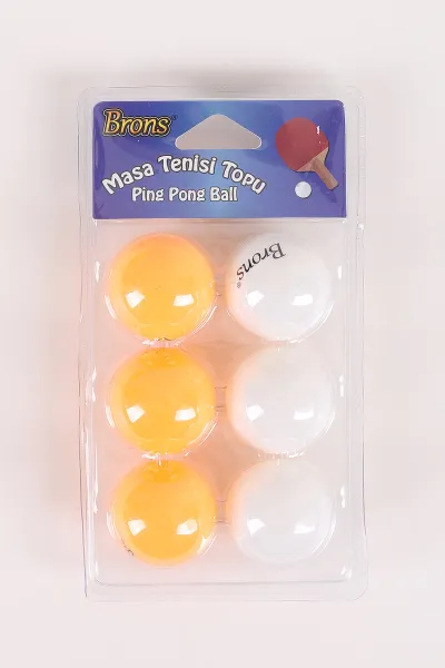 Brons Br-150 Masa Tenisi (Pinpon)Topu Seti - 6'lı 459052
