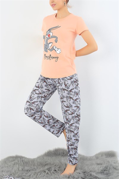 Bugs Bunny Baskılı Bayan Pijama Takımı 33012