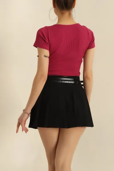 Büzgülü Fitilli Bluz 251425