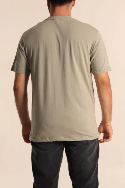 Çağla Yeşili Relaxed Fit Basic Erkek Tişört 279890