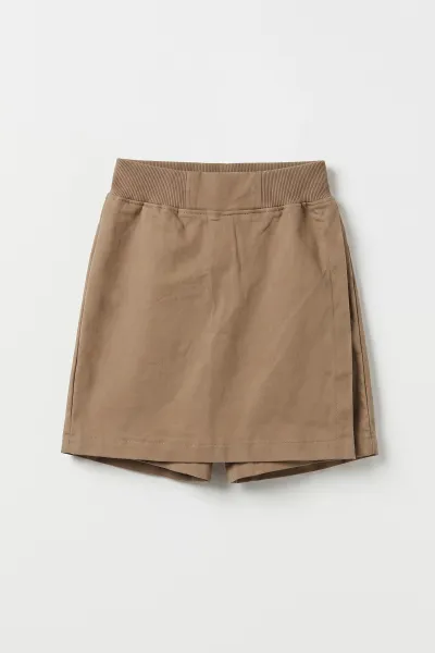 Camel (5-16 Yaş)Keten Kız Çocuk   Okul  Şort Eteği 473753