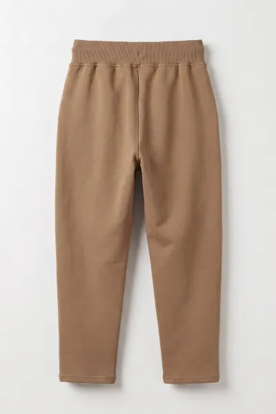 Camel (5-16 Yaş)Kompak Kumaş Düz Paça Çocuk Okul Pantolonu 473736