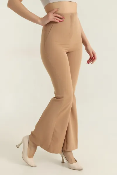 camel-ispanyol-paca-dabil-kadin-pantolon-417424