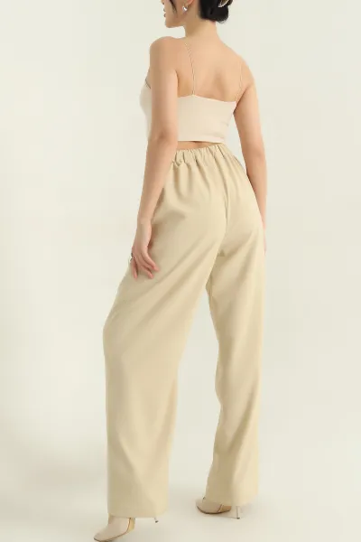 Camel Palazzo  Poliviskon Kadın Pantolon 355235