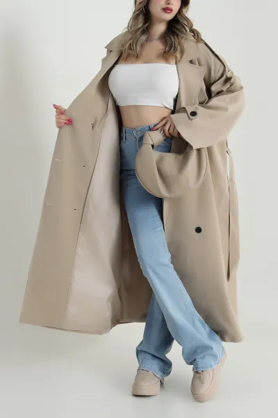 Camel Poliviskon Kadın Trençkot 492268