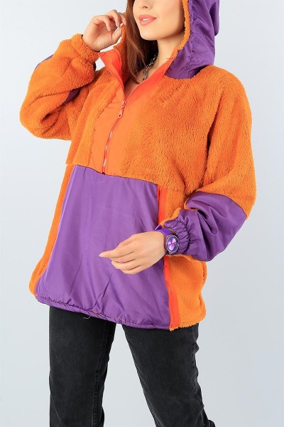 Cep Detay Yumoş Polar Sweat 45654