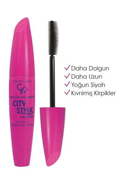 City Style Mascara - Black - Hacim ve Uzunluk Veren Maskara 400221