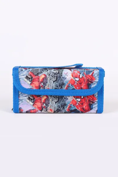 Çoklu Renk 10X20 Cm Karakterli 3 Gözlü Çantalı Kalem Kutu 489430