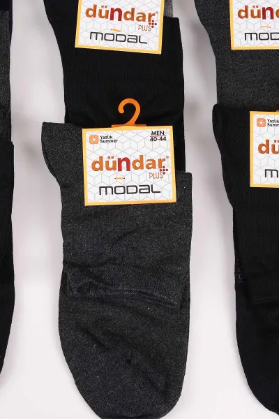 Çoklu Renk 12'li Yazlık Erkek Modal Konç Çorap (40-44) 465608