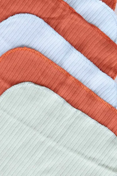 Çoklu Renk 7'li Kutulu ve Pamuklu Unisex Bebek Mendil 476585