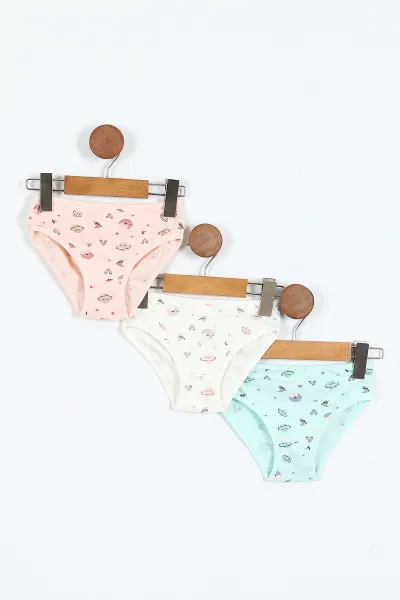 coklu-renk-berrak-3-12-yas-uclu-paket-baskili-kiz-cocuk-boxer-372196