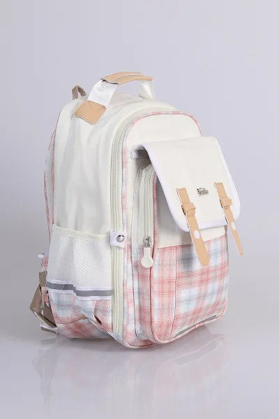 Çoklu Renk İthal Kumaş Kore Serisi Bol Gözlü İlkokul Çantası 486164