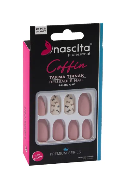 Nascita 24'lü Coffin Renkli Takma Tırnak - 145 306802