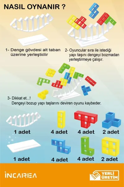 Oyuncak Tetris Denge Oyunu 292892