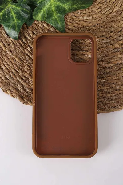 Çöl TeknoCase İPhone 11 Uyumlu Daisy Case Serisi Taşlı Vakumlu Sert Silikon Telefon Kılıfı 431013