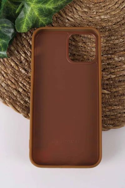 Çöl TeknoCase İPhone 12 Uyumlu Daisy Case Serisi Taşlı Vakumlu Sert Silikon Telefon Kılıfı 431020