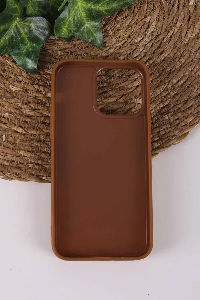 Çöl TeknoCase İPhone 14 Pro Max Uyumlu Daisy Case Serisi Taşlı Vakumlu Sert Silikon Telefon Kılıfı 431048